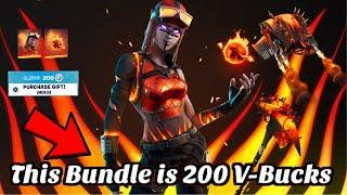 You Can Get The  renegade FLAME BUNDLE For Only 200 V-Bucks