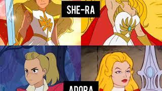 She-ra characters original vs. 2018