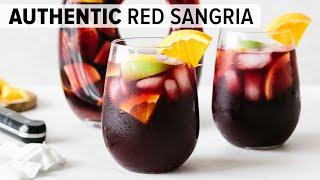SANGRIA RECIPE  easy authentic red sangria