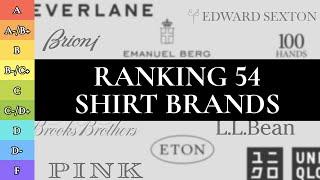 Ranking Mens RTW Shirts 54 BEST & WORST Menswear Brands