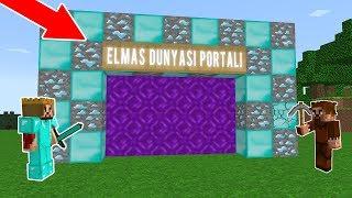 ZENGİN VE FAKİR ELMAS PORTALINA GİRİYOR  - Minecraft