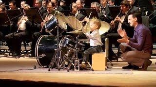 Toddler from Novosibirsk is a Drumming Prodigy
