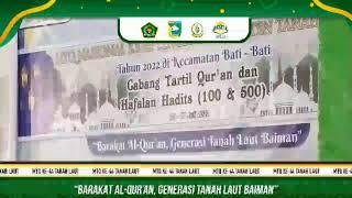 LIVE MTQ 44 KAB.TANAH LAUT BIDANG TAHFIDZ HADIST