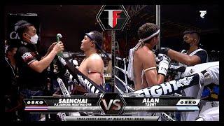 Saenchai P.K.Saenchai Muaythai Gym VS Alan Yauny  THAI FIGHT Thai Fight Sisaket