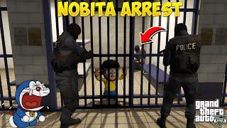 Franklin & Nobita Arrest in GTA 5  Franklin Escape From the prison  Gta 5 Tamil