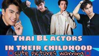 Thai BL actors in their childhood