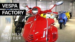 How Vespa Scooters Are Made  The Making Of