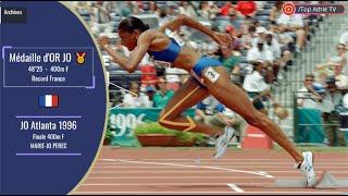 MARIE-JOSÉ PEREC Médaille dOR   JO1996 Atlanta  Record France 4825  & Record des JO MAGIQUE 