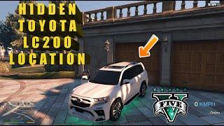 Gta 5 secret Toyota LC200 location hidden location