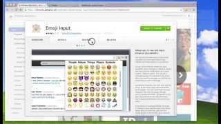Emoji Input Chrome Extension - How to see and use emoji in Google Chrome using a plugin