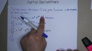 partial derivative - المشتقة الجزئية 4