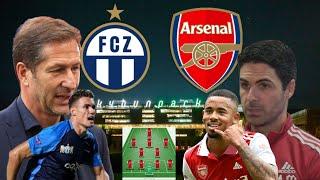 FC ZURICH VS ARSENAL  PREDICTED LINE UP CONFIRMED.