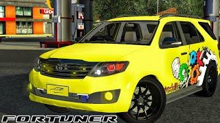 FORTUNER VNT YELLOW GEAR  MOD BUSSID FORTUNE MODIFIKASI  BUS SIMULATOR INDONESIA