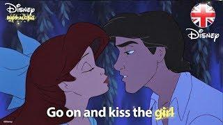 DISNEY SING-ALONGS  Kiss The Girl - Little Mermaid Lyric Video  Official Disney UK