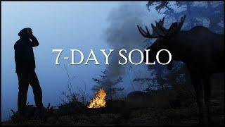 7-Day Solo Wilderness Canoe Trip in Late Fall