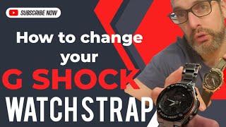 How I upgraded my Gshock Watch with a New Strap in Minutes