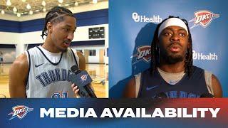 One on One with Aaron Wiggins + Lu Dort Media Availability  November 4 2024  OKC Thunder