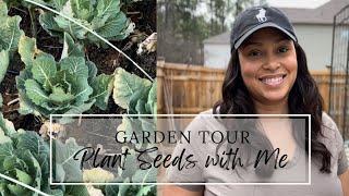 Winter Garden Tour & Sowing Spring Seeds - Spring Garden Prep 2023 Zone 8A