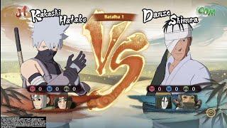 Kakashi Yamato e Itachi VS Danzo Orochimaru e Hanzo no NARUTO STORM 4 dublado PT-BR