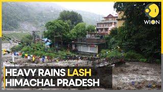 India Heavy rains lash Himachal Pradesh trigger landslides floods orange alert issued  WION