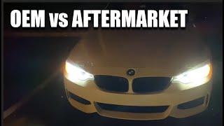 WHICH ONE SHOULD YOU GET?  OEM vs Aftermarket Xenon headlight bulbs for a BMW