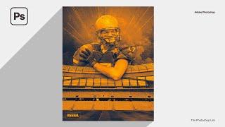 Creative Sports Media Poster Design  Adobe Photoshop