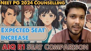 Neet pg 2024  neet pg seats increase 2024  AIQ R1 expected seat  neet pg expected seat increase