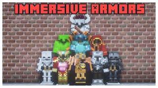 NEW ARMORS IN MINECRAFT Immersive Armors 1.19.3