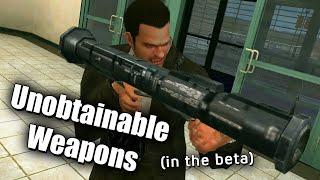 Unobtainable Weapons In the BETA of DEAD RISING