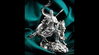 GUAN YU Figurine 10 Oz Silver Coin 20$ Niue 2022