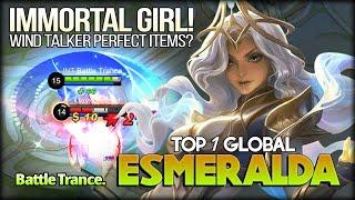 Wind Talker for Esmeralda? Battle Trance. Top 1 Global Esmeralda - Mobile Legends Bang Bang