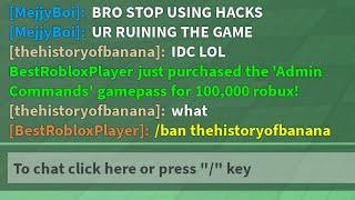 Roblox Hacker vs Pay to Win Be Like 