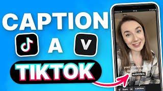 How to Add TikTok Captions  VEED Captions App