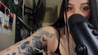 asmr tattoo tour & tracing 