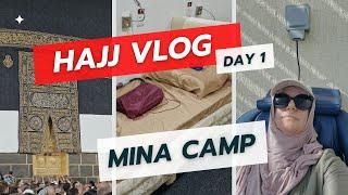 Inside Look at Hajj Vlog Day 1 Experience  Mina Camp View What to Expect on Hajj 2023