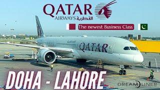 Trip Report  Qatar Airways to Pakistan  Doha - Lahore  Qatar Airways Business Class Boeing 787-9