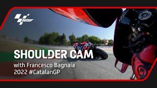 Francesco Bagnaias Shoulder Cam Lap  2022 #CatalanGP