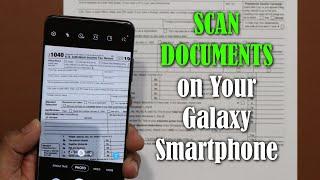 Built-In DOCUMENT SCANNER for your Samsung Galaxy Smartphone S20 Note 10 S10 etc