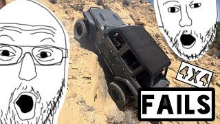 Jeep 4x4 and Offroad FAILS compilation 2023