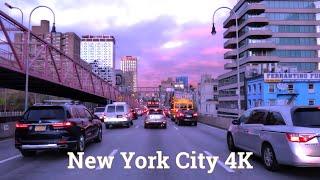 Lower Manhattan Morning Drive ASMR  New York City 4K