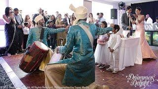 Drummers Delight  Dhol Players  Wedding Reception Entrance