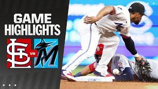 Cardinals vs. Marlins Game Highlights 61824  MLB Highlights