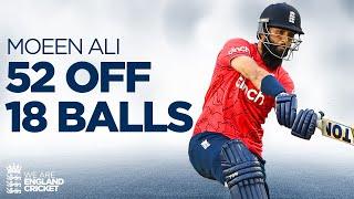  Moeen Ali Hits Fastest T20I Half-Century  England v South Africa