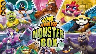 WHATS NEW King of Tokyo Monster Box promotional cards plus PLAYTHROUGH