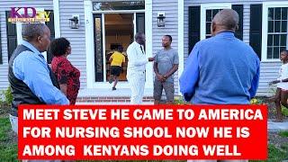 MEET STEVE HE CAME TO AMERICA FOR NURSING SCHOOL NOW HE IS AMONG KENYANS DOING VERY WELL IN BOSTON