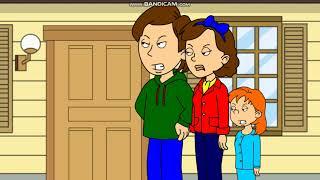 Caillou Locks His Family Out Of The House