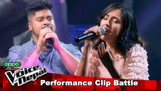 Melina Vs Prabhu Ma Timilai Maya Garchhu Battle Round - The Voice of Nepal 2021