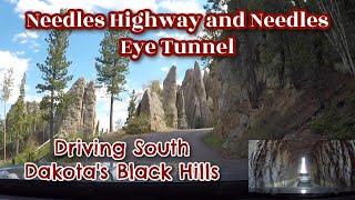 Needles Highway and Needles Eye Tunnel  Driving South Dakotas Black Hills