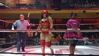 Dalys La Caribeña Lucha Libre AAA y Big Mami Vs Lady Maravilla y Baronessa.