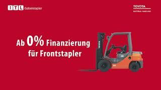 Ab 0%-Finanzierung für Toyota Stapler - Mit Nullkommanix zum Wunschstapler